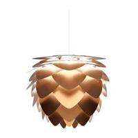 Umage Aluvia Mini hanglamp brushed bronze - met koordset wit - Ø 40 cm