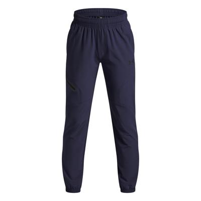 Under Armour Unstoppable Woven Joggingbroek Kids Donkerblauw
