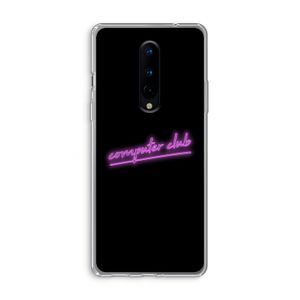 Vice Black: OnePlus 8 Transparant Hoesje