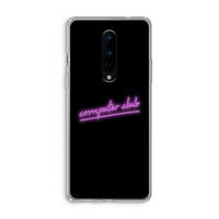 Vice Black: OnePlus 8 Transparant Hoesje