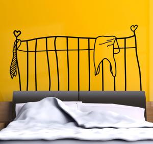 Sticker hoofdeinde bed kind