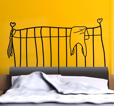 Sticker hoofdeinde bed kind