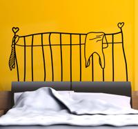 Sticker hoofdeinde bed kind
