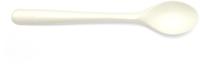 Conpax Folia dessertlepel, herbruikbaar, uit CPLA, 14,5 cm, wit, pak van 50 stuks