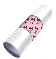 Disney zaklamp Minnie meisjes 9 x 12 cm aluminium zilver - thumbnail