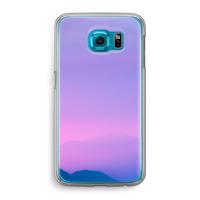 Sunset pastel: Samsung Galaxy S6 Transparant Hoesje - thumbnail
