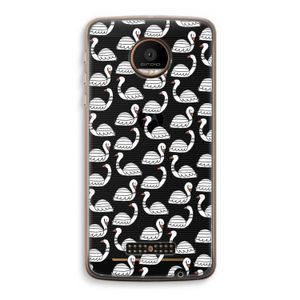 Zwanen: Motorola Moto Z Force Transparant Hoesje
