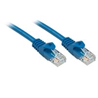 LINDY 48177 RJ45 Netwerkkabel, patchkabel CAT 6 U/UTP 10.00 m Blauw 1 stuk(s) - thumbnail