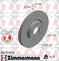 Remschijf Coat Z 285351620