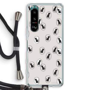 Miauw: Sony Xperia 5 III Transparant Hoesje met koord