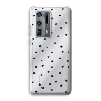 Kleine kattenkopjes: Huawei P40 Pro Plus Transparant Hoesje
