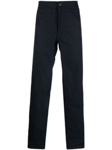 A.P.C. pantalon droit à taille élastiquée - Bleu