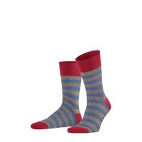 FALKE Sensitive Mapped Line sokken grijs/blauw - thumbnail