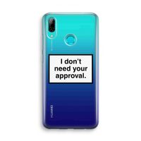 Don't need approval: Huawei P Smart (2019) Transparant Hoesje