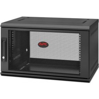 APC NetShelter WX AR106SH4, 6U/HE, 19inch Wandpatchkast, Geschikt voor muurbevestiging, Gemonteerd,