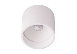 BC0001 LED-opbouwarmatuur Rond 1x6,5W 2700K Dimbaar Wit