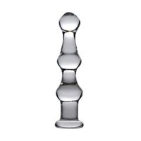 XR Brands Mammoth - Glazen Dildo met 3 Bulten