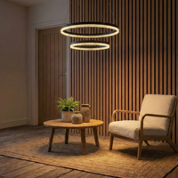 Lyora HanglampAdria zwart Ø 60cm double - 9530229