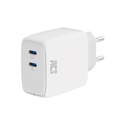 ACT connectivity usb-c lader 65w 2-port met delivery pps en g