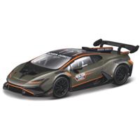 BBURAGO Modelauto - Lamborghini Hurac?n - groen/oranje - 10 x 4,5 cm - speelgoedauto