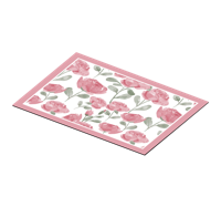 Elegante placemats Natuurlijk vintage rozenpatroon