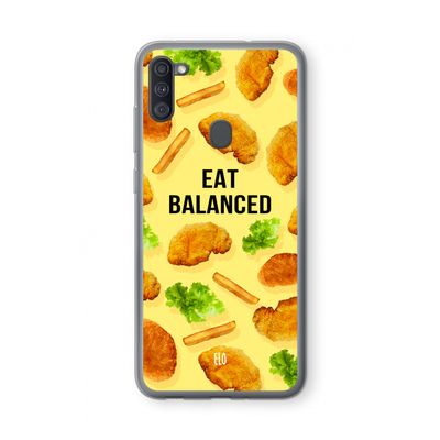 Eat Balanced: Samsung Galaxy A11 Transparant Hoesje