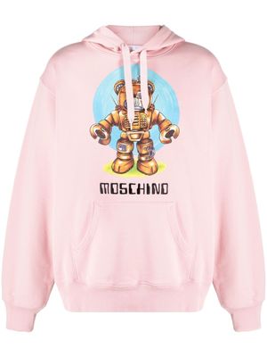 Moschino hoodie à imprimé Teddy Bear - Rose