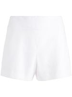 alice + olivia short Donald à taille haute - Blanc