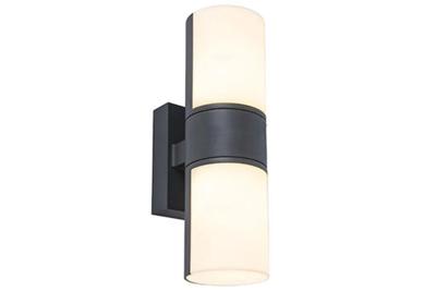 Up en down LED gevelverlichting donkergrijs &apos;Lutec Cyra&apos; 25 cm