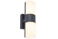 Up en down LED gevelverlichting donkergrijs &apos;Lutec Cyra&apos; 25 cm