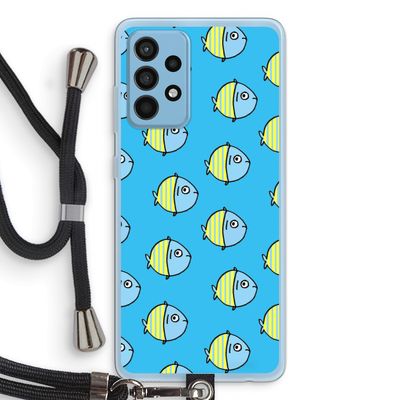 Visjes: Samsung Galaxy A52 Transparant Hoesje met koord