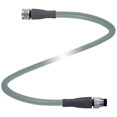 Pepperl+Fuchs 240822-0002 Sensor/actuator connector, geassembleerd Aantal polen (sensoren): 4, 4 1 m 1 stuk(s)