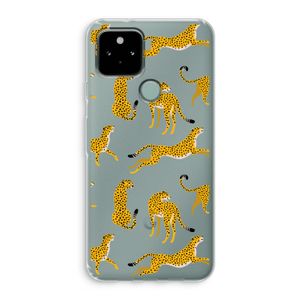Luipaard: Google Pixel 5 Transparant Hoesje