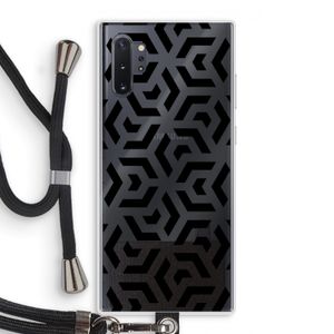 Crazy pattern: Samsung Galaxy Note 10 Plus Transparant Hoesje met koord