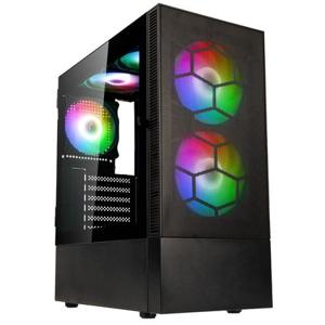 Kolink Kolink Observatory MX Mesh ARGB Midi Tower Case - Black Midi-tower PC-behuizing, Behuizing, Gaming-behuizing Zwart