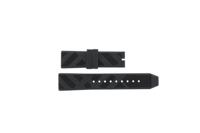 Horlogeband Burberry BU9806 Rubber Zwart 22mm
