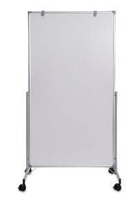 Maul Mobiel whiteboard MAULpro easy2move (b x h) 1000 mm x 1800 mm Wit Kunststof coating Aan beide zijden te gebruiken, Incl. wielen