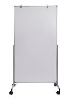 Maul Whiteboard Whiteboard MAULpro easy2move (b x h) 1000 mm x 1800 mm Grijs Kunststof coating Aan beide zijden te gebruiken, Incl. wielen - thumbnail