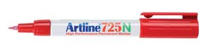 Artline 725 permanente marker Kegelvormig punt Rood