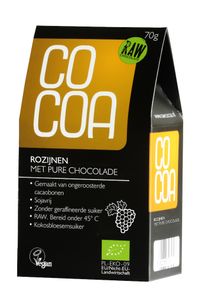 Cocoa Rozijnen met Pure Chocolade RAW