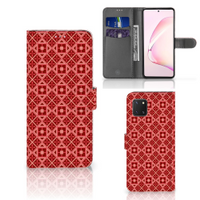 Samsung Note 10 Lite Telefoon Hoesje Batik Rood - thumbnail