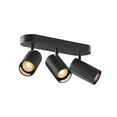 SLV 3-lichts opbouwspotAsto Tube zwart - 3x GU10 - 1006427