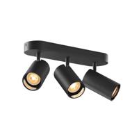 SLV 3-lichts opbouwspotAsto Tube zwart - 3x GU10 - 1006427