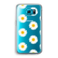 Margrietjes: Samsung Galaxy S6 Transparant Hoesje Margrietjes: Samsung Galaxy S6 Transparant Hoesje