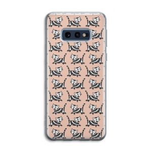 Zwarte poes: Samsung Galaxy S10e Transparant Hoesje