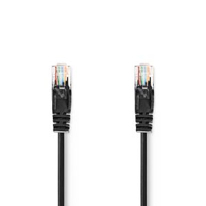 CAT5e-Kabel | U/UTP | RJ45 Male | RJ45 Male | 2.00 m | Rond | PVC | Zwart
