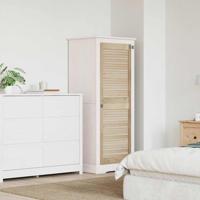 Kastdeur Anders Bruin 140.5 x 49.5 x 2.1 cm Massief grenenhout