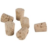 Rayher Kurken - 6x - 22 x 19 mm - hobby materialen / kurkdoppen - knutselen