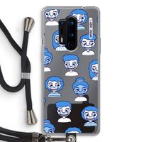 Gezichtjes: OnePlus 8 Pro Transparant Hoesje met koord
