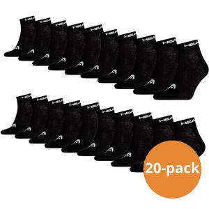 Head Quarter sokken 20-pack Zwart-43/46